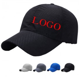 Golf Sports Hats Breathable Quick Dry Hat with Logo