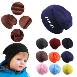 Logo Printed Toddler's Winter Knitted Hat