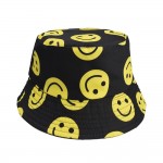 Logo Printed Bucket Hat w/Small Face Print