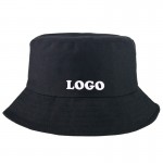 Logo Printed Cotton Unisex Everyday Style Bucket Hat