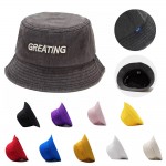 Personalized 100% Premium Cotton Embroidery Bucket Hat