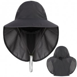 Logo Branded Wide Brim Bucket Hat Neck Face Flaps  Logo Branded Wide Brim Bucket Hat Neck Face Flaps