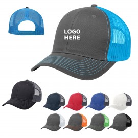 Cotton Twill Mesh Back Cap with Logo