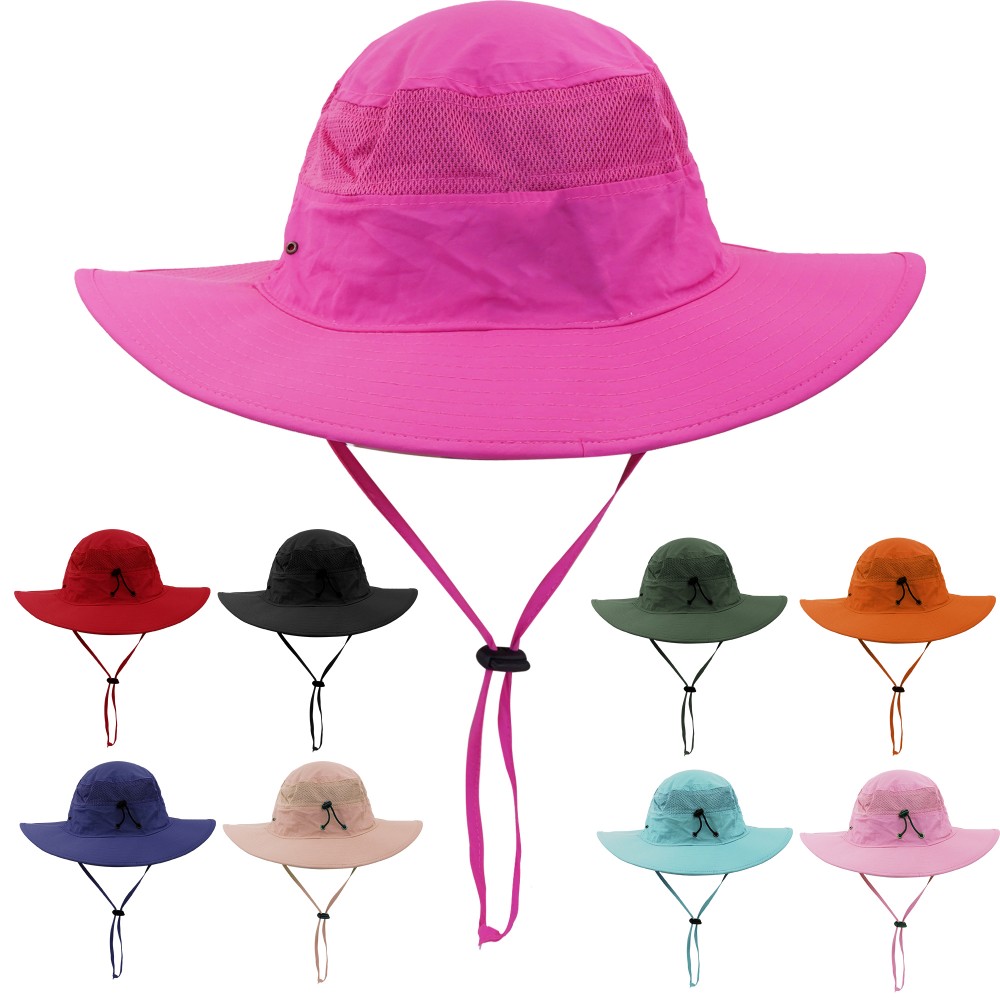 Logo Branded Breathable Wide-brim Sun Protection Hat