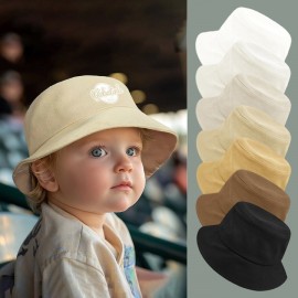 Beach Sun Protction Bucket Hat for Toddlers (S) with Logo