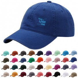 Cotton Constructed Baseball Cap with Buckle adjuster Logo Printed  Cotton Constructed Baseball Cap with Buckle adjuster Logo Printed