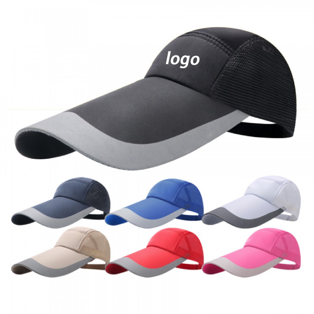 Cap with Long Brim with Logo