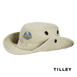 Tilley Wanderer T3W Bucket Hat - Khaki 7 5/8 with Logo