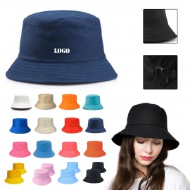 Brushed Cotton Twill Bucket Hat Custom Imprinted