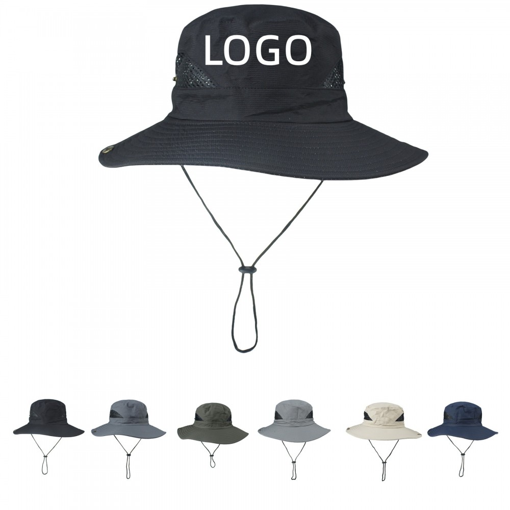 Breathable fisherman hat with Logo