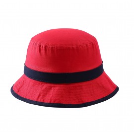 Wide Brim Cotton Outdoor Bucket Hat with Logo