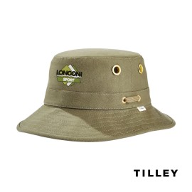 Tilley Iconic T1 Bucket Hat - Olive 7 with Logo