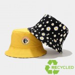 Sublimated Recycled RPET Reversible Bucket Hat with Logo