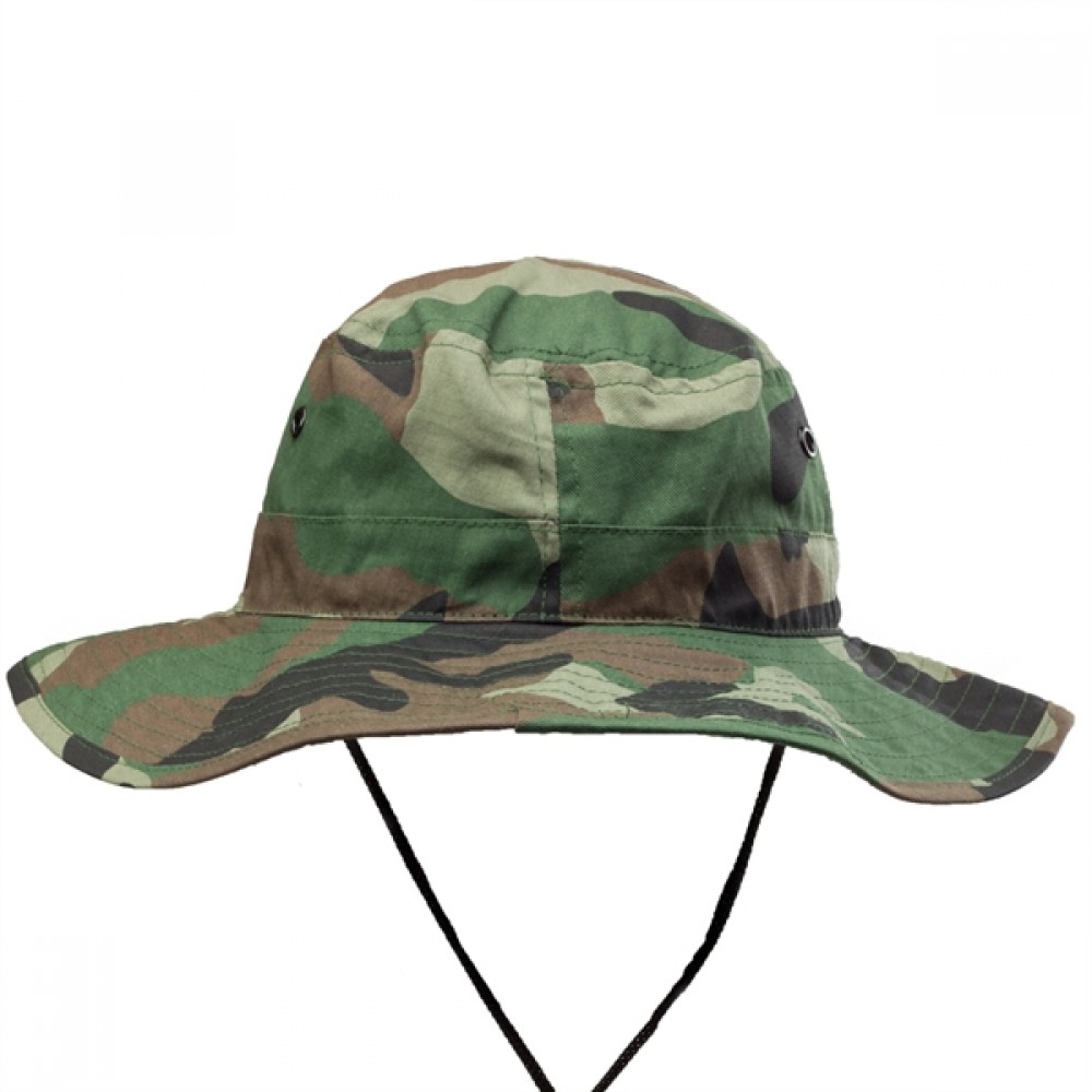 Embroidered Foldable Cotton Bucket Hat
