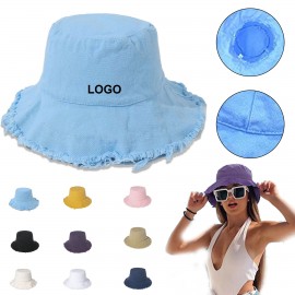 Packable Cotton Bucket Hat Branded