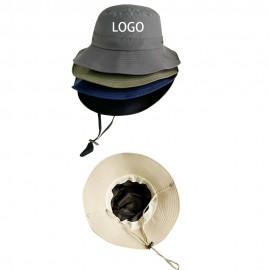 Silk Screen Quick Dry Waterproof Bucket Hat with Logo