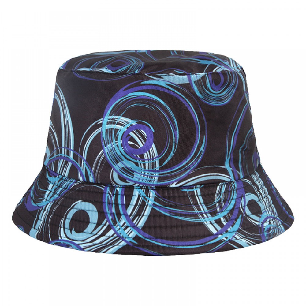 Personalized #16 Geometric Tie-dye Pattern Basin Cap Bucket Hat Personalized #16 Geometric Tie-dye Pattern Basin Cap Bucket Hat