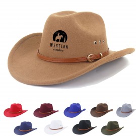 Customized Woolen Cowboy Hat