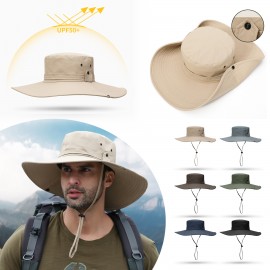 Wide Brim Booney Sun Hat Branded