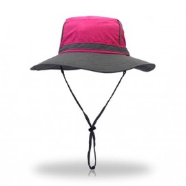 Summer Wide Brim Bucket Hat with Logo