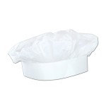 Logo Embroidered White Chef's Hat