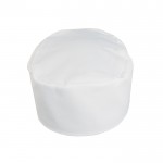 Custom Imprinted Fame C21 White Traditional Chef Pillbox Hat