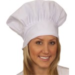 Logo Embroidered Cotton Chef Hat