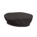 Logo Embroidered Chef Works Black Beret