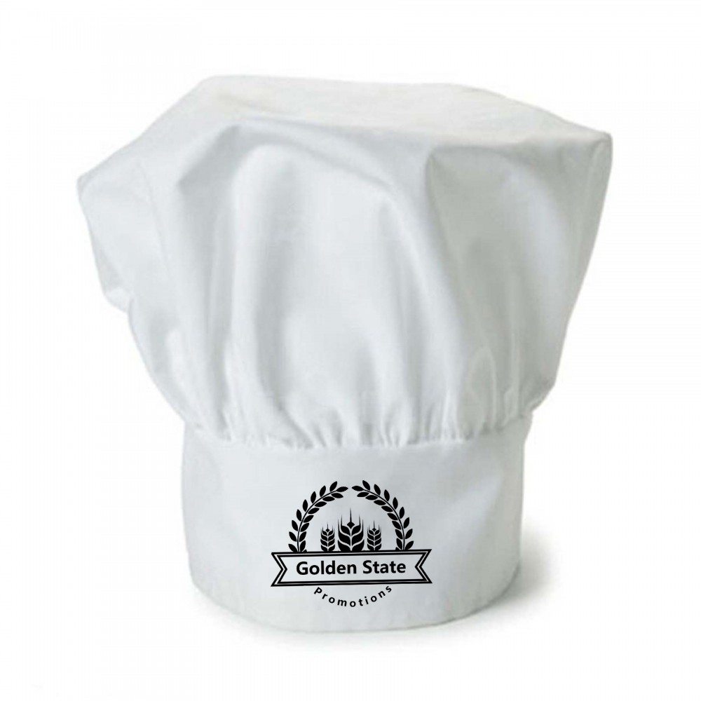 White Chef Hat with Logo