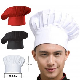 Branded Custom Chef Hat Cap Adult Adjustable Elastic