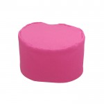 Fame C21 Raspberry Traditional Chef Pillbox Hat Custom Imprinted