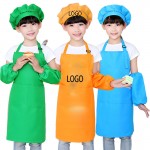 Promotional Apron for Kids w/ Pocket and Chef Hat Set