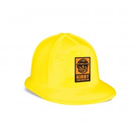 Plastic Construction Hat w/A Custom Printed Paper Stock Icon with Logo