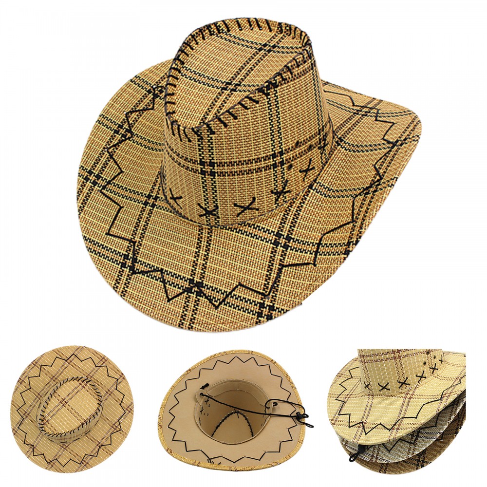 Custom Reverse Brim Western Cowboy Hat