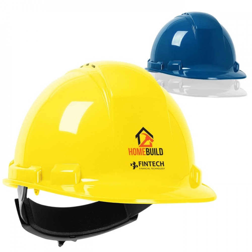 Whistler Ratchet Vented Hard Hat with Logo