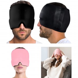Logo Branded Gel Ice Headache Migraine Relief Hat