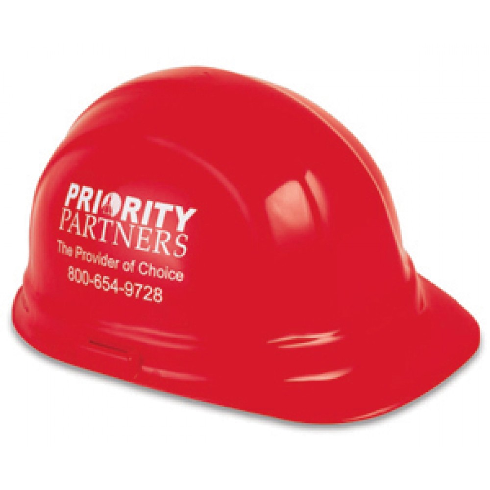 OSHA Certified Hard Hat w/ Decal on 2 Sides & Back with Logo