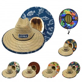 Lifeguard Straw Hat with Logo  Lifeguard Straw Hat with Logo