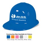 Customized Plastic Construction Hat w/A Custom Direct Pad Print