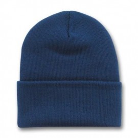 Logo Branded Big Size Navy Knit Cap  Logo Branded Big Size Navy Knit Cap