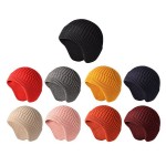 Knitted Earflap Winter Caps with Logo