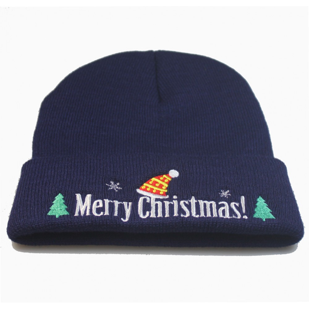Logo Branded Christmas Knitted Beanie