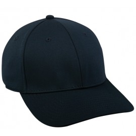 Logo Branded Performance Solid Back Cap w/Hook & Loop Closure