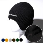 Logo Embroidered Hat with Ear Flaps