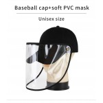 Branded 2020 New Unisex Full face Proof Spray Spittle Epidemic Prevention PVC Face Shield Cap Baseball Hat C