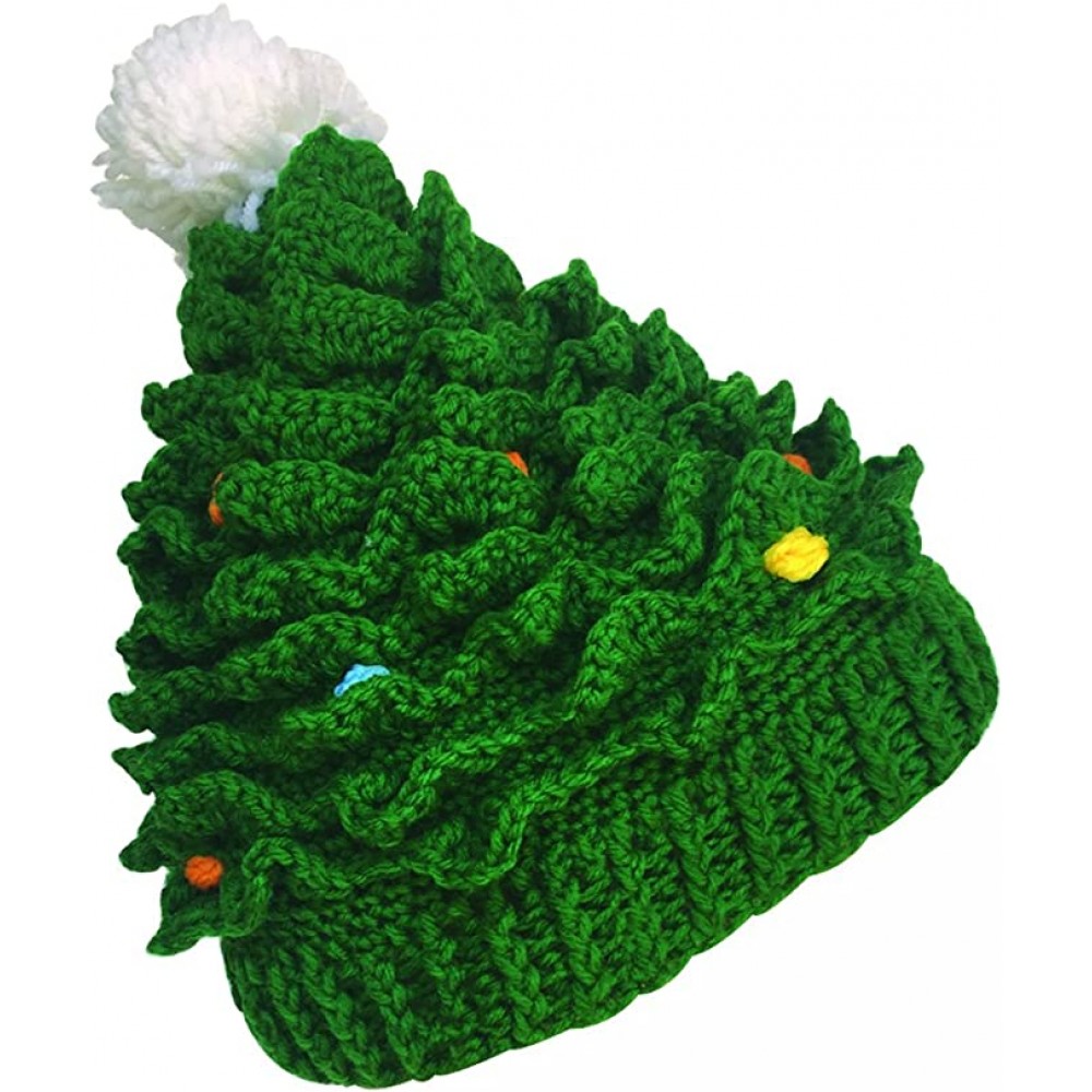 Unisex Christmas Winter Knitted Crochet Beanie Hat with Logo