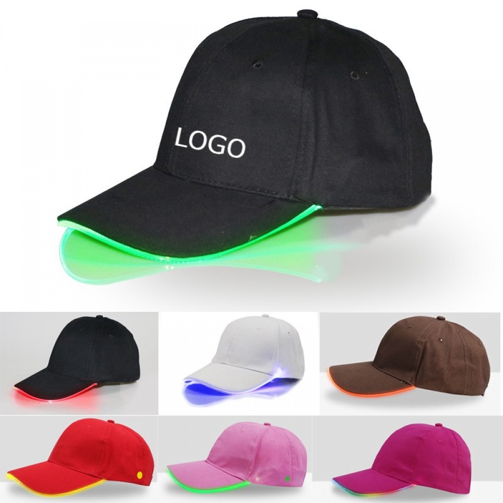 LED Baseball Caps with Logo