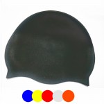 MOQ 50 PCS Unisex Adult Silicone Swim Cap Waterproof Swimming Hat with Logo