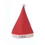 Felt Santa Claus Hats With Rush Services Logo Embroidered