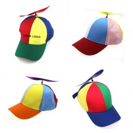 Multi Colored Propeller Hat with Logo  Multi Colored Propeller Hat with Logo